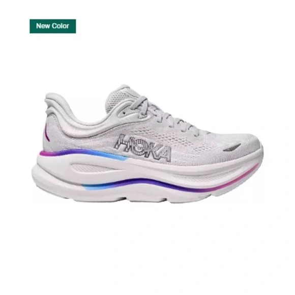 Hoka Women's Silver and Purple Athletic Shoes - Picture 6 of 6
